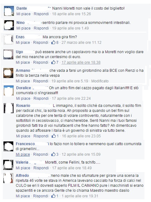 Commenti su Nanni Moretti